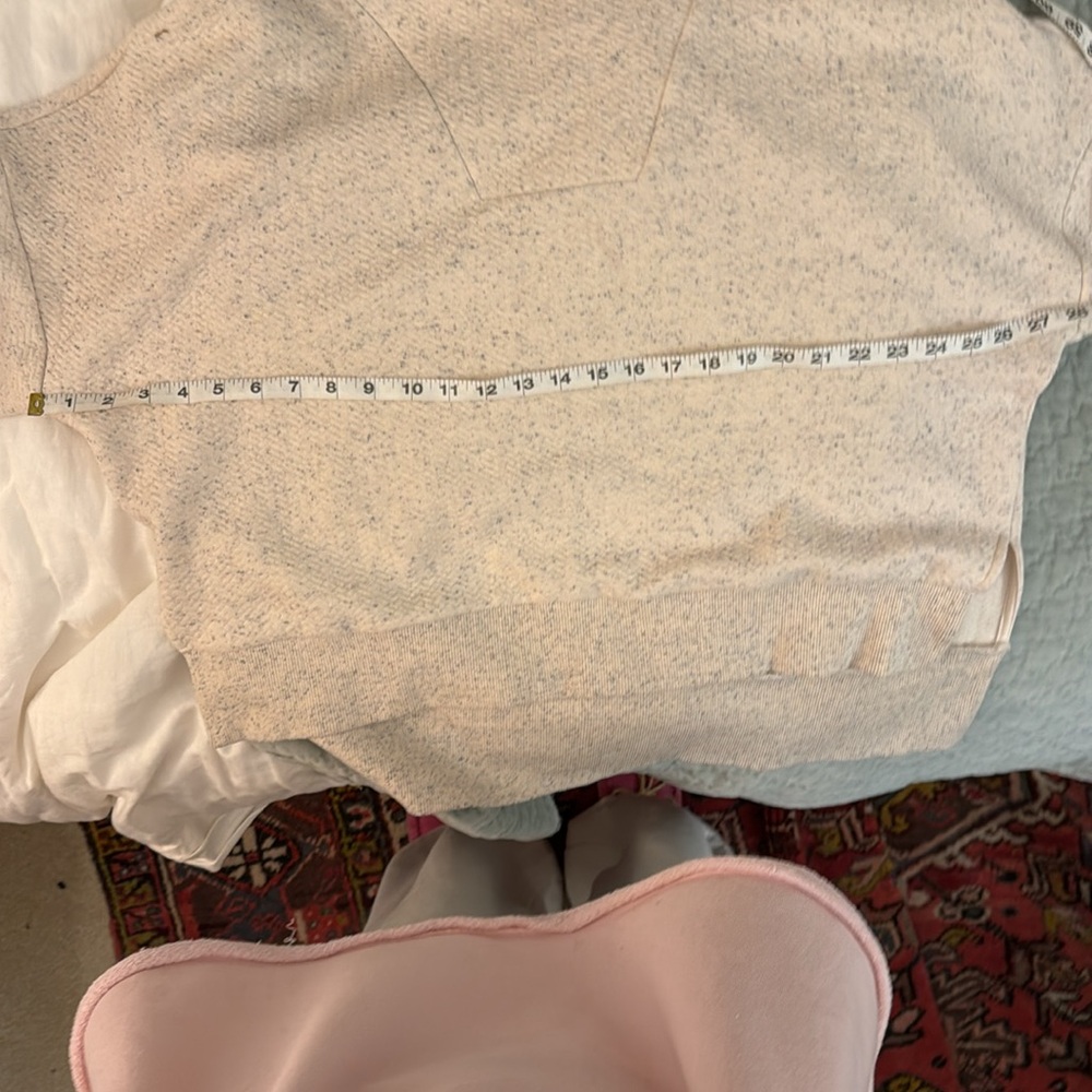 CALIA by CARRIE Underwood Cream Cowl Neck Sweater with Textured Knit - Picture 7 of 9